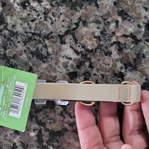 The Cuddle Collab tan SMALL pet collar new w tags neck 9-12 in and head 12-16 in - Picture 5 of 5